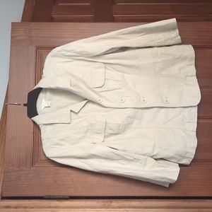 Khaki Linen blazer